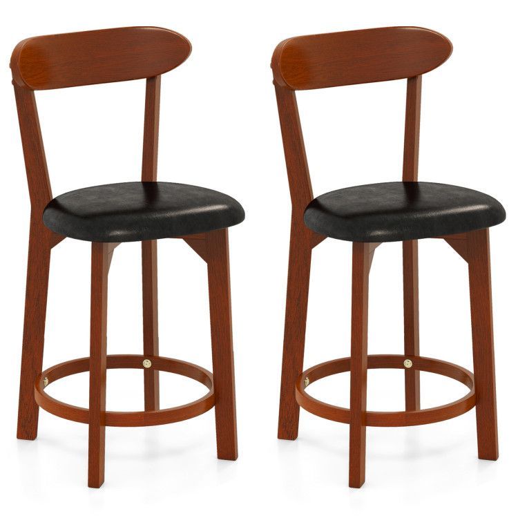Set of 2 Modern Armless Upholstered Cushioned Seat Island Dining Chairs for Kitchen Set of 2 Modern Armless Upholstered Cushioned Seat Island Dining Chairs for Kitchen