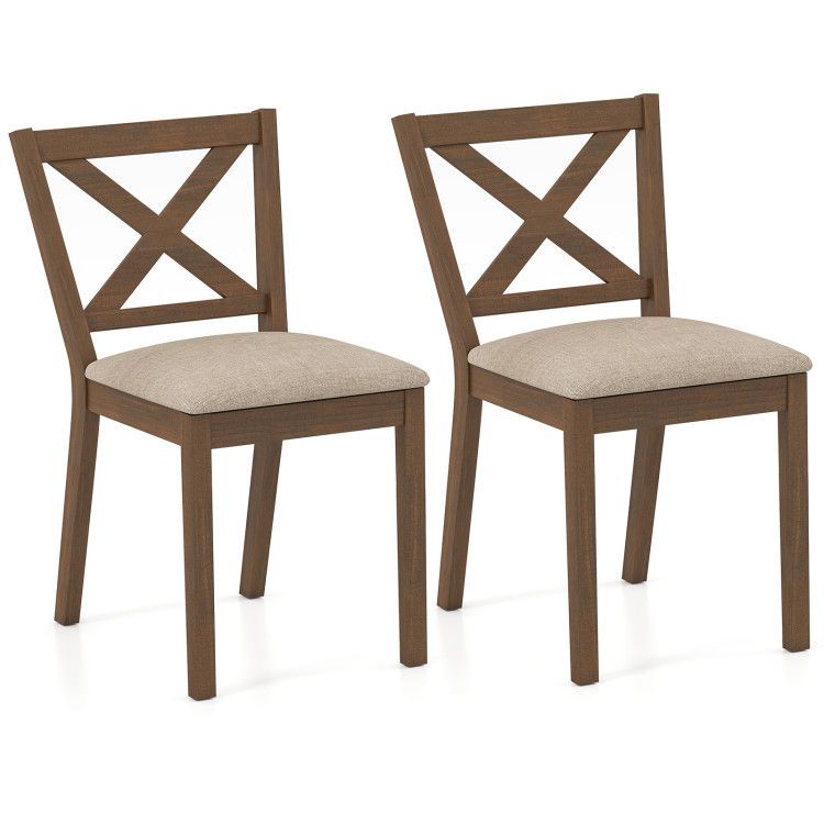 Dining Chair Set of 2 Modern Kitchen Chair with Upholstered Seat Dining Chair Set of 2 Modern Kitchen Chair with Upholstered Seat