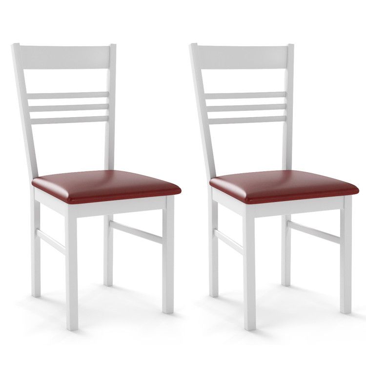 Wood Dining Chairs Set of 2 with Rubber Wood Frame Wood Dining Chairs Set of 2 with Rubber Wood Frame