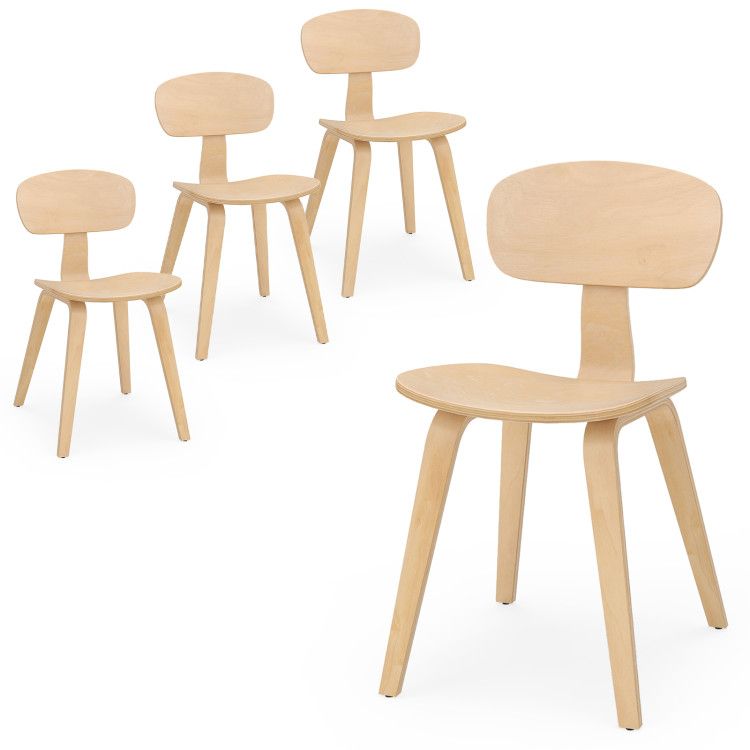 Modern Dining Chair Set of 4 with Wide Seat Modern Dining Chair Set of 4 with Wide Seat