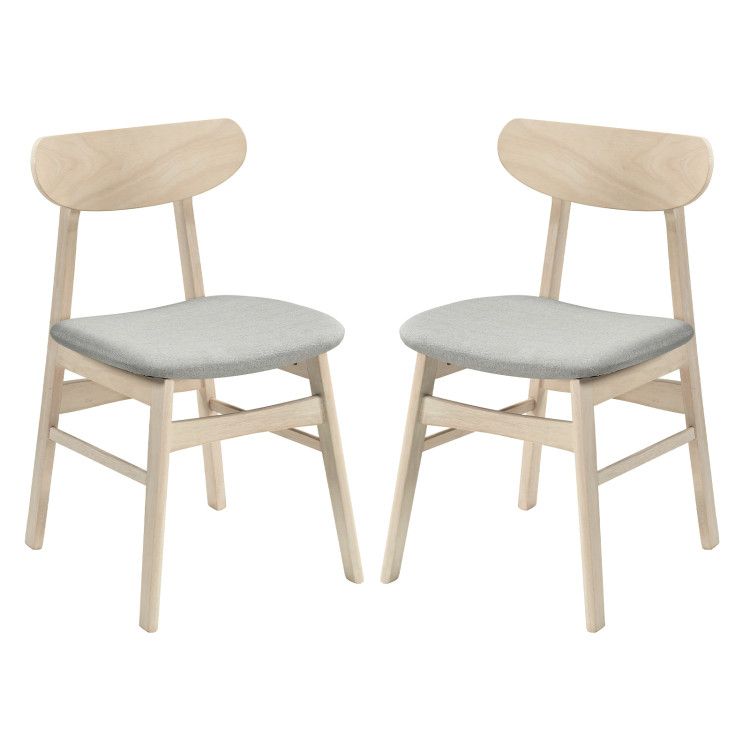 Dining Chair Set of 2 Fabric Upholstered Kitchen Armless Chairs Dining Chair Set of 2 Fabric Upholstered Kitchen Armless Chairs