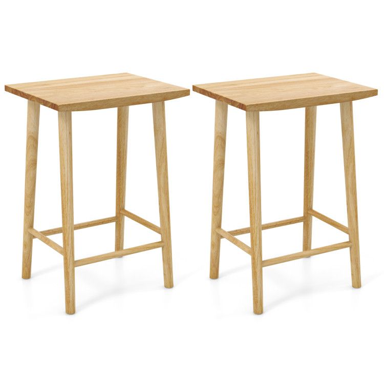 25.5 Inch Bar Stools Set of 2 with Footrest 25.5 Inch Bar Stools Set of 2 with Footrest