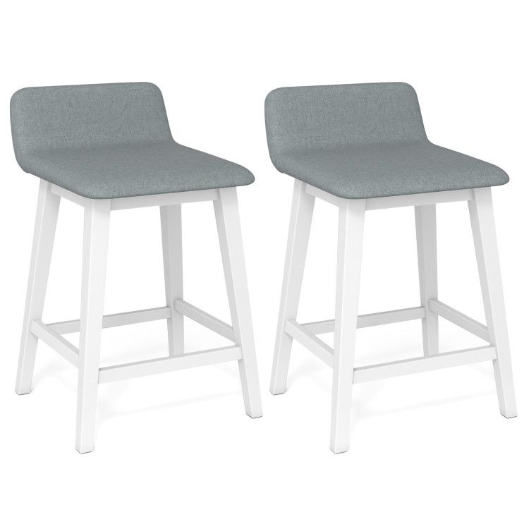 24 Inch Counter Height Bar Stools Set of 2 with Low Back 24 Inch Counter Height Bar Stools Set of 2 with Low Back