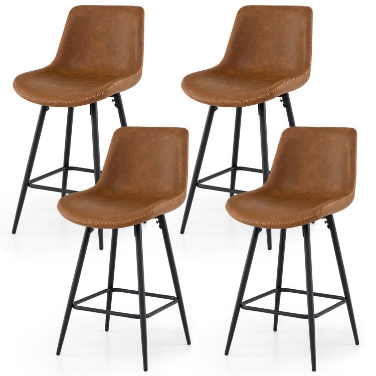 24 Inch Bar Stools Set of 4 with Backs and Footrests 24 Inch Bar Stools Set of 4 with Backs and Footrests