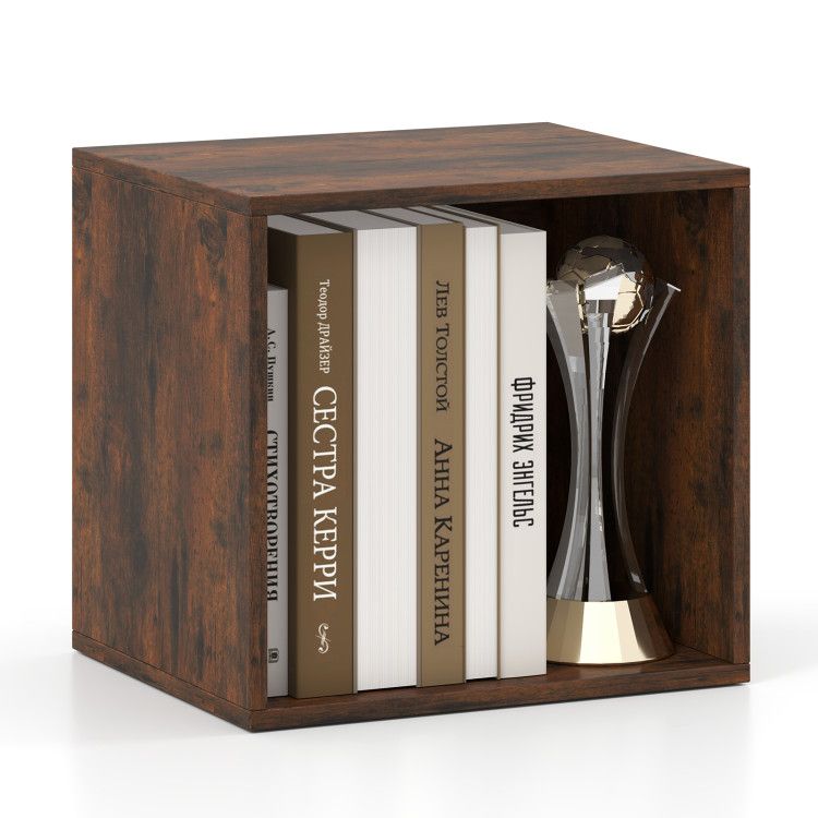 Cube Storage Organizer Stackable Open Book Shelf Wooden Display Shelving Unit Cube Storage Organizer Stackable Open Book Shelf Wooden Display Shelving Unit