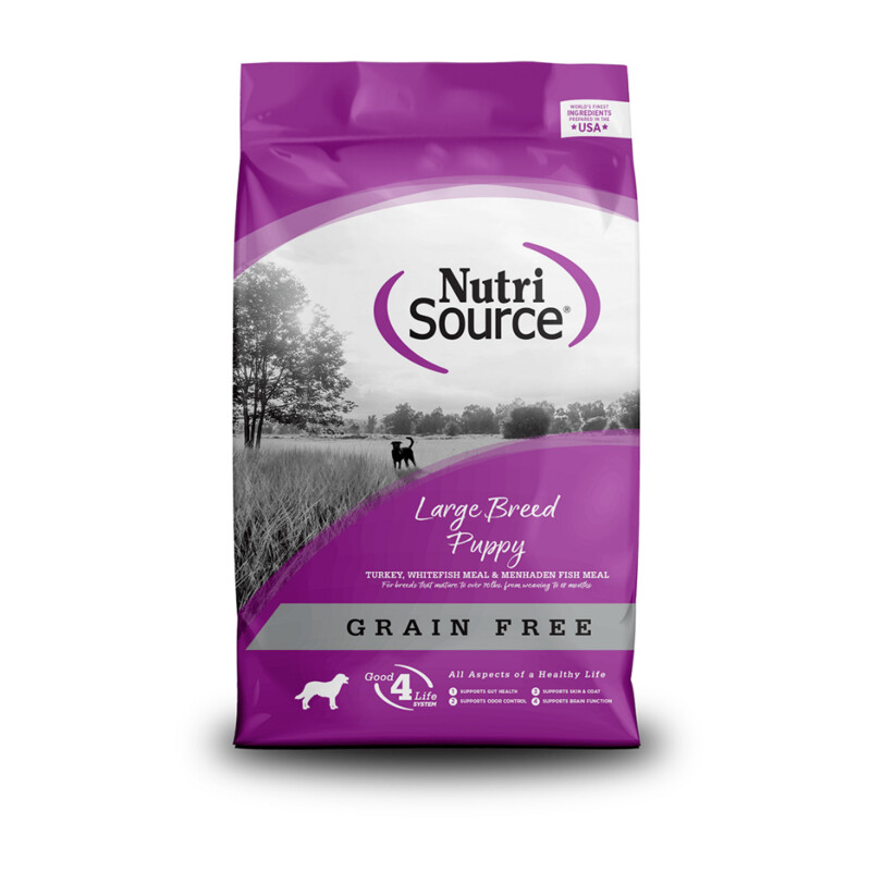 NutriSource Grain-Free Large Breed Puppy Recipe 26-lb