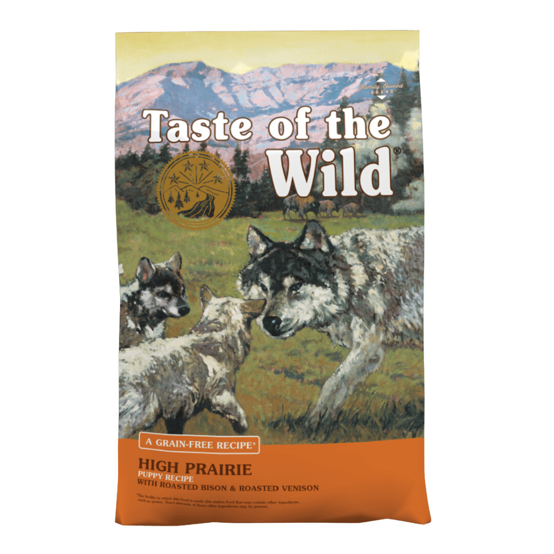 Taste Of The Wild High Prairie Puppy Recipe With Roasted Bison & Roasted Venison 28-lb