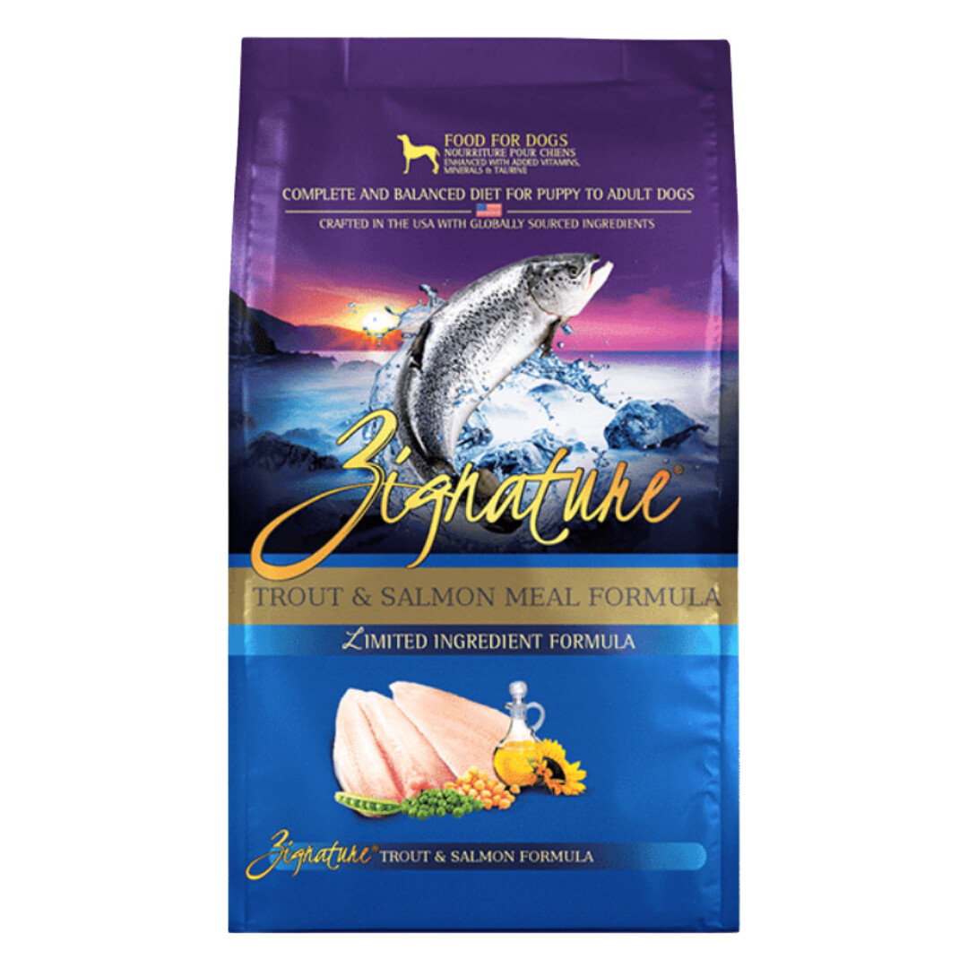 Zignature Limited Ingredient Grain Free Trout / Salmon 12.5-Lb