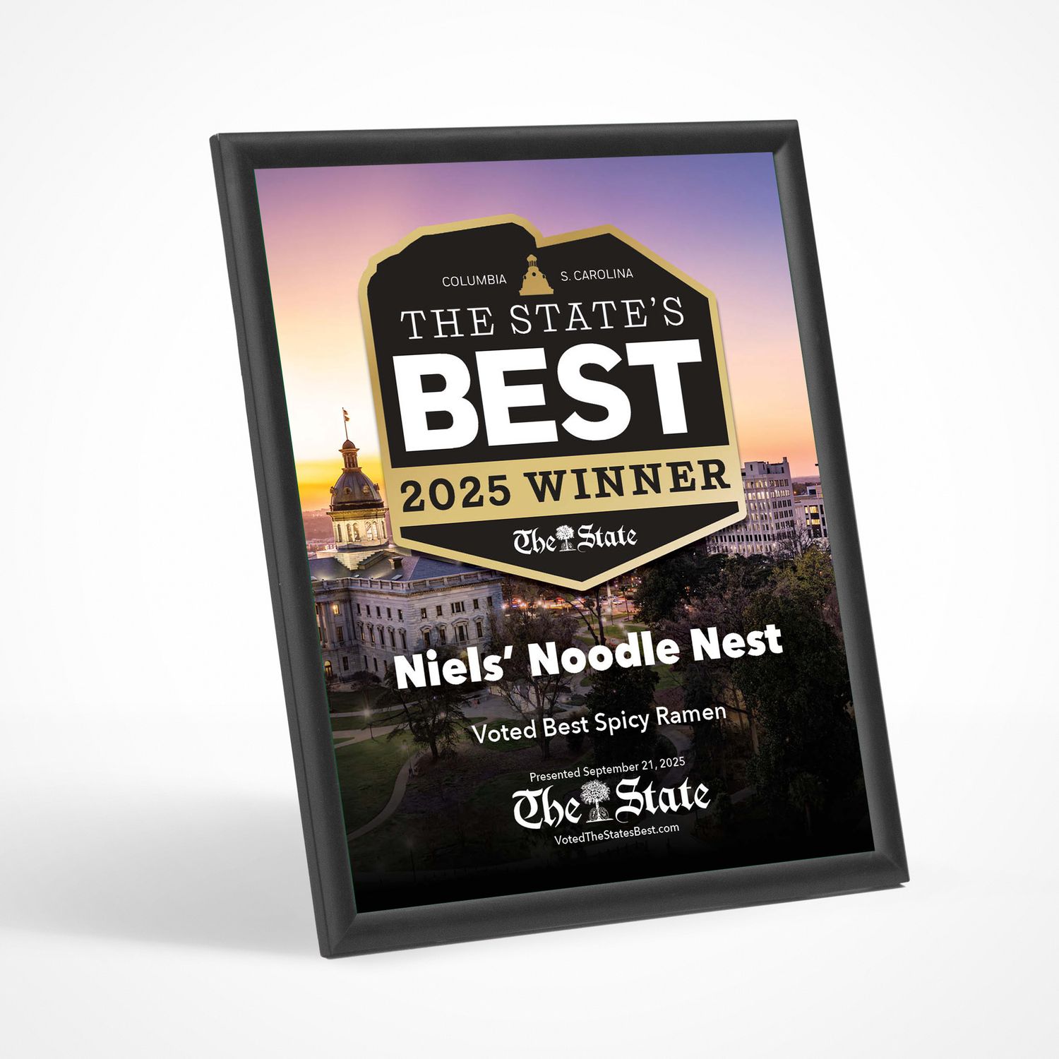 Winner's Modern Plaque