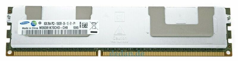 Samsung 8GB PC3-10600R DIMM 2Rx4 DDR3 ECC Registered Samsung 8GB PC3-10600R DIMM 2Rx4 DDR3 ECC Registered
