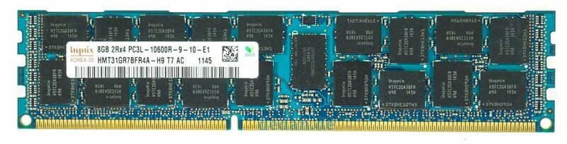 Hynix 8GB DDR3 PC3L-10600R ECC Reg Server Speicher Hynix 8GB DDR3 PC3L-10600R ECC Reg Server Speicher