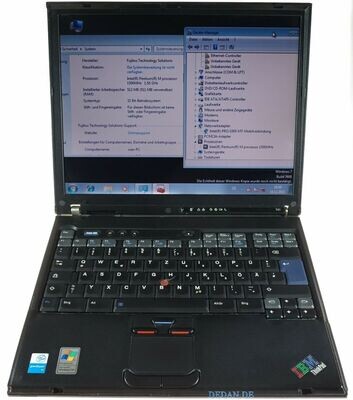IBM ThinkPad T41 Intel Pentium M 1,5 GHz 512 MB RAM 40 GB HDD