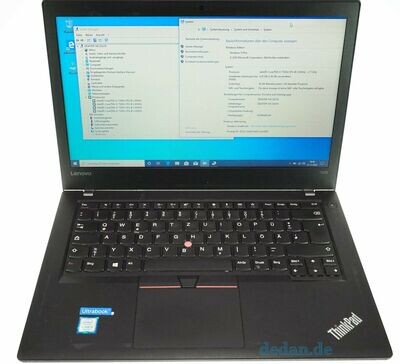 LENOVO ThinkPad T470 i5 2,71 GHz 256 GB SSD 4 GB RAM Windows 10/11