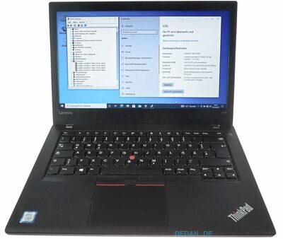 LENOVO ThinkPad T470 i5 2,71 GHz 1 TB SSD 16 GB RAM Windows 10/11