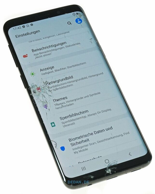 SAMSUNG Galaxy S9 SM-G960F 64GB 4 GB Dual SIM- ohne SIM Lock Display gesprungen SAMSUNG Galaxy S9 SM-G960F 64GB 4 GB Dual SIM- ohne SIM Lock Display gesprungen