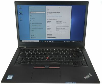 LENOVO ThinkPad T470S i5 2,6 GHz 256 GB SSD 8 GB RAM LTE