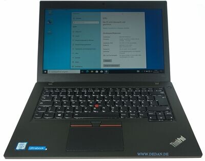 LENOVO ThinkPad T460 i5 2,40 GHz 256 GB SSD 8 GB RAM FHD Backlight
