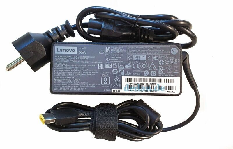 Lenovo ThinkPad Original Netzteil 90W Slim Tip (rechteckig) Lenovo ThinkPad Original Netzteil 90W Slim Tip (rechteckig)