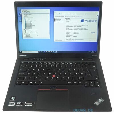 LENOVO ThinkPad X1 Carbon 1nd Gen i7 2 GHz 180 GB SSD 8 GB RAM Backlight, UMTS