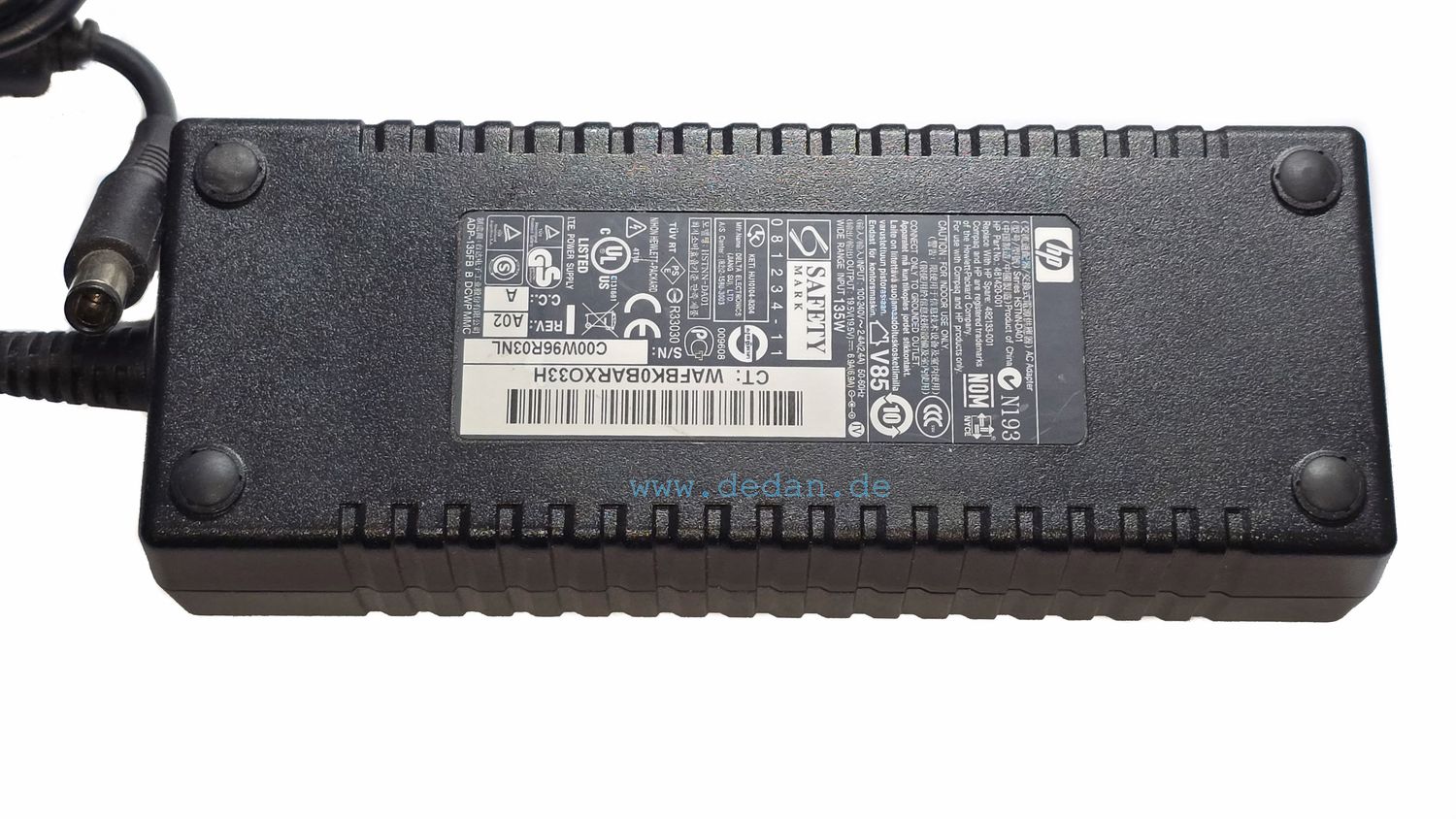 HP Netzteil AC Adapter - 135W Model 481420-001 - 19,5V