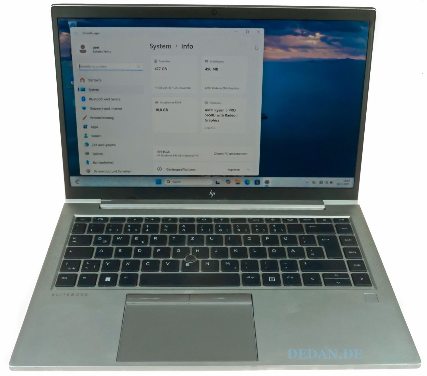 HP Elitebook 845 G8 AMD Ryzen 5-2,3 GHZ 500 GB SSD 16 GB RAM LTE FHD Windows 11 HP Elitebook 845 G8 AMD Ryzen 5-2,3 GHZ 500 GB SSD 16 GB RAM LTE FHD Windows 11
