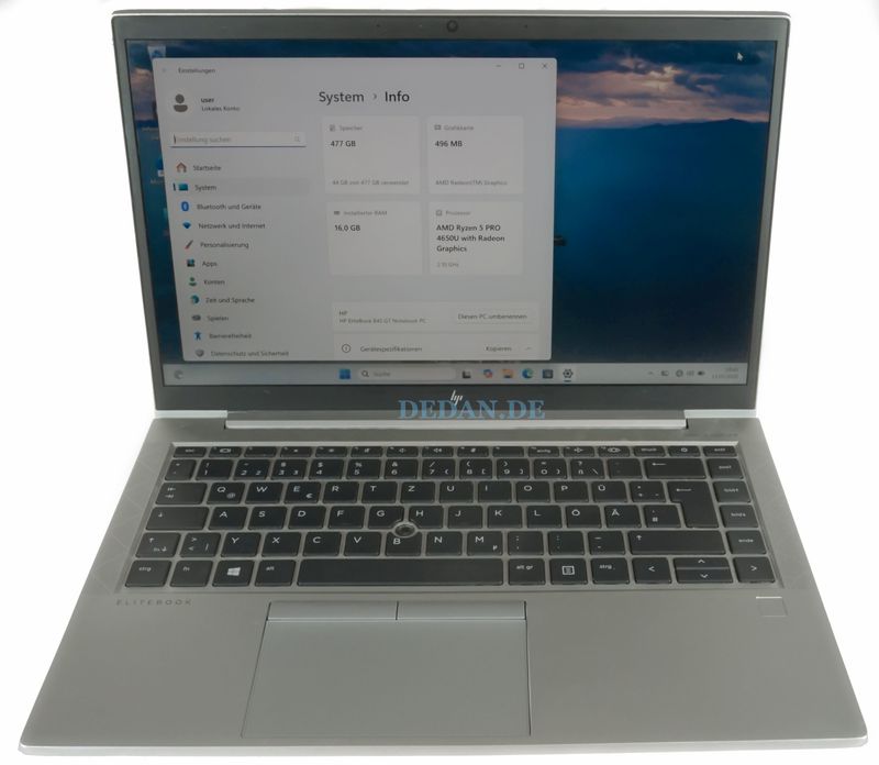 HP EliteBook 845 G7 | AMD Ryzen 5 Pro 4650U | 16GB RAM | 500GB SSD | Win 11 Pro HP EliteBook 845 G7 | AMD Ryzen 5 Pro 4650U | 16GB RAM | 500GB SSD | Win 11 Pro