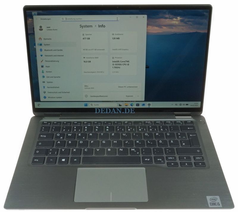 DELL Latitude 9410 2-in-1 | 14" Touch | i5-10310U | 16GB RAM | 512GB SSD | LTE