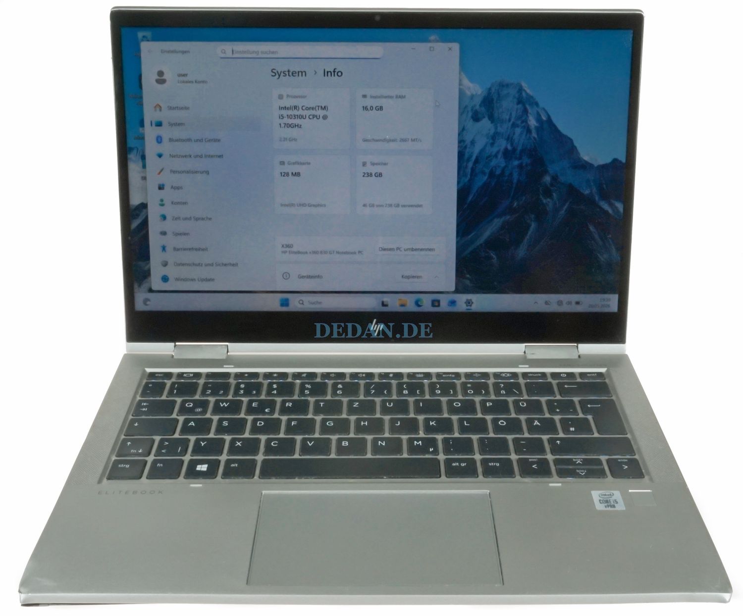 HP EliteBook x360 830 G7 | Intel i5-10310U | 16GB RAM | 256GB SSD | LTE | Win 11 Pro HP EliteBook x360 830 G7 | Intel i5-10310U | 16GB RAM | 256GB SSD | LTE | Win 11 Pro