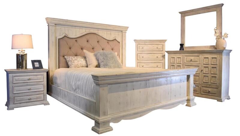 Chalet Queen Padded- White