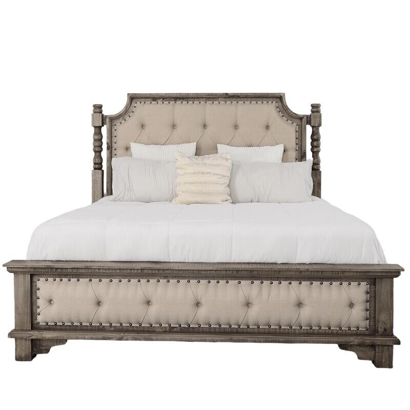 Charleston Bed King -Wheat