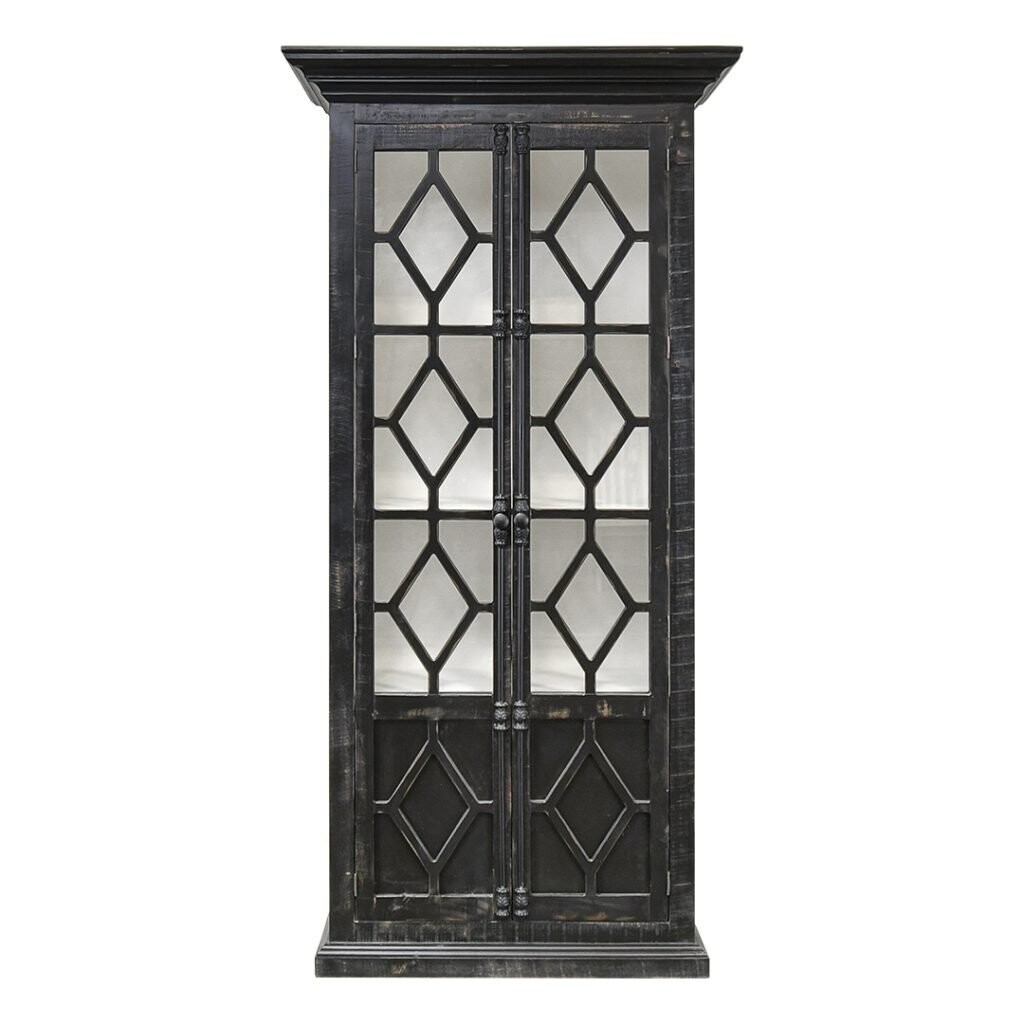Carthage Cabinet - Black. 42x19x86.5