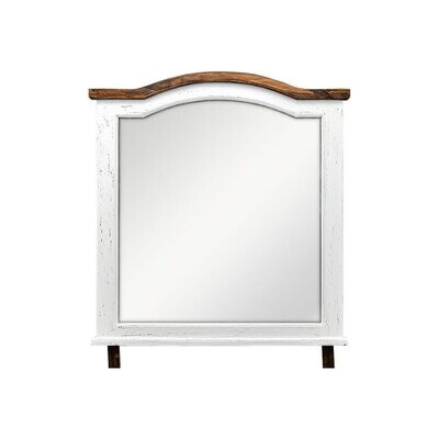 Madison Ave Mirror White 44x2x47