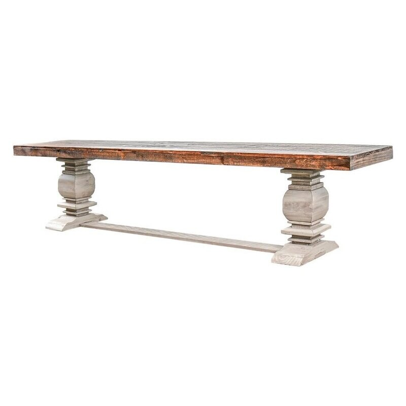 Ashland Industrial Bench White