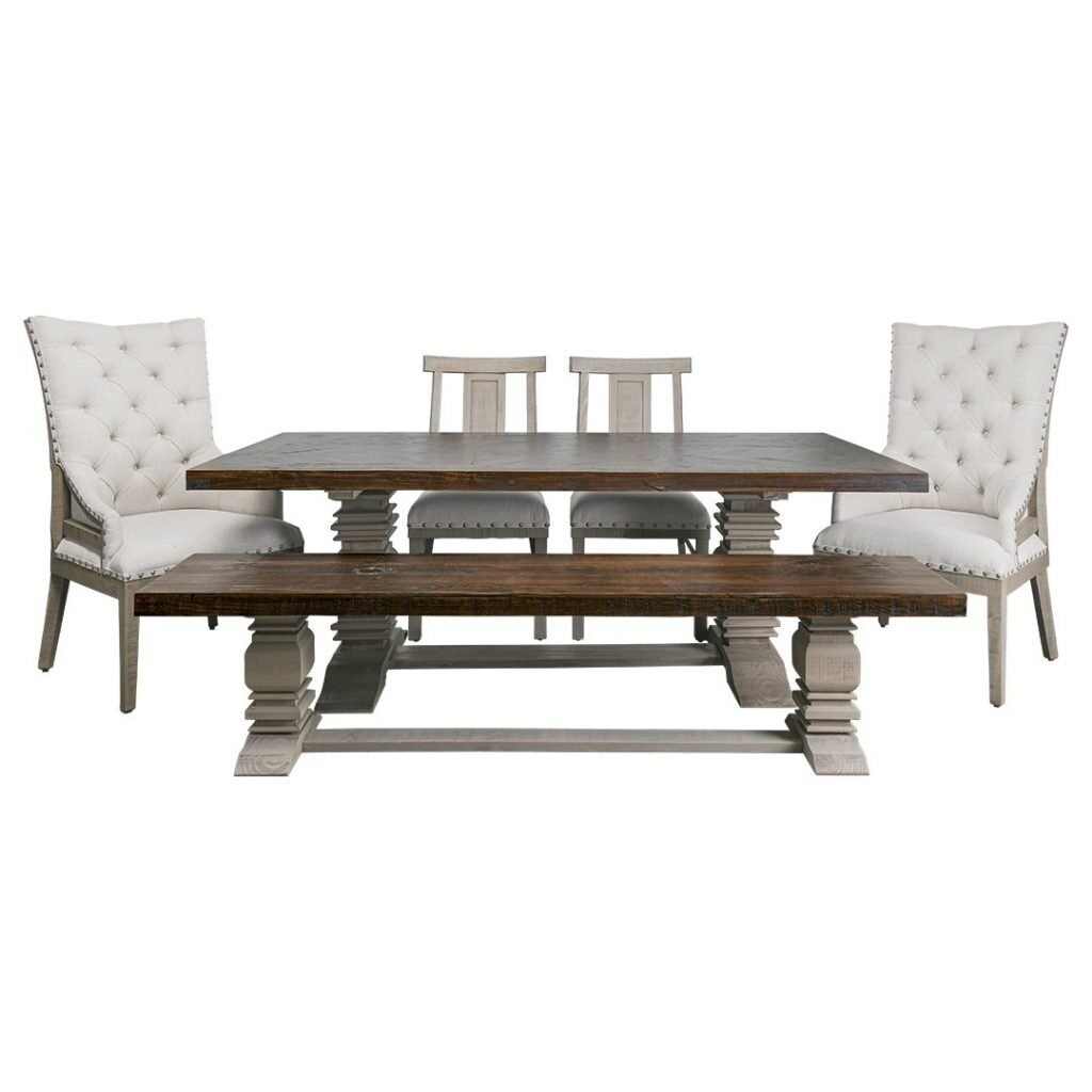 Industrial 7&#39; Addison Table - White