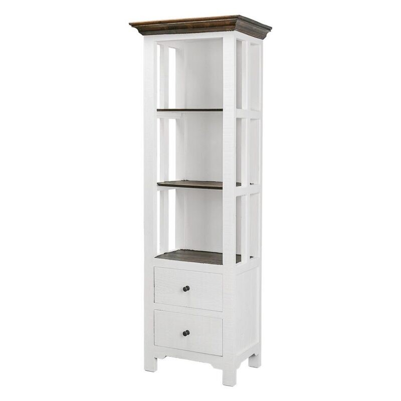 Verona Narrow 2 Door Bookcase