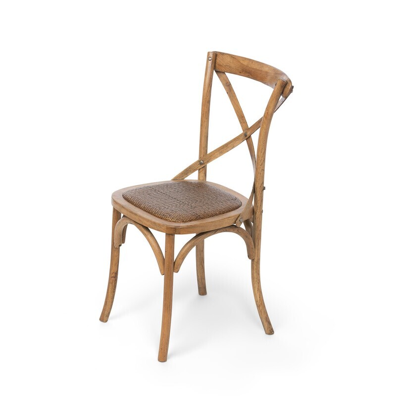 Wooden Cross Back Chair (X Back)