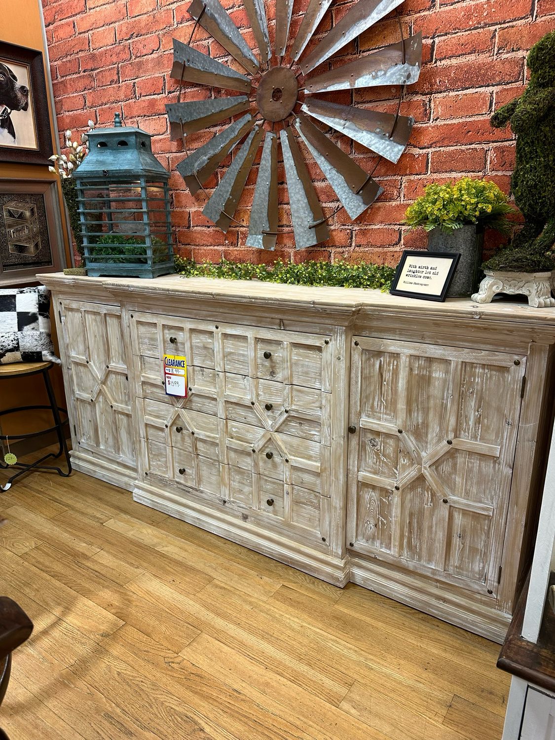 Griffin Dresser - White Wash