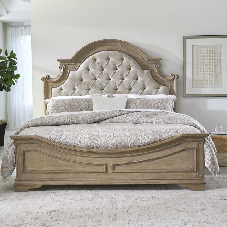 Magnolia Padded King Bed