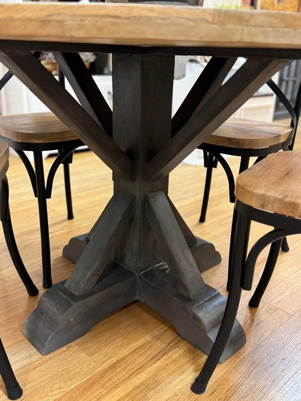 Modern Round Farm Table