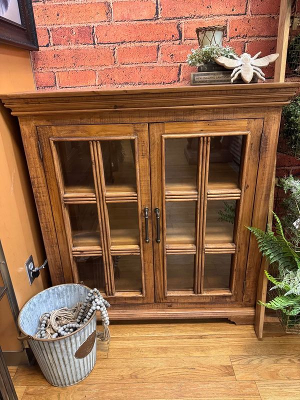 Cooper 2 Door Curio - Honey