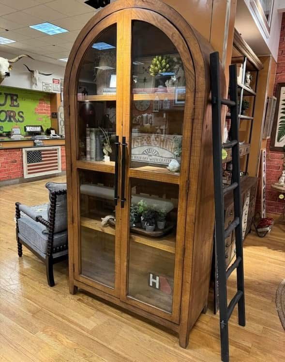 Rainier Cathedral Cabinet - Brown