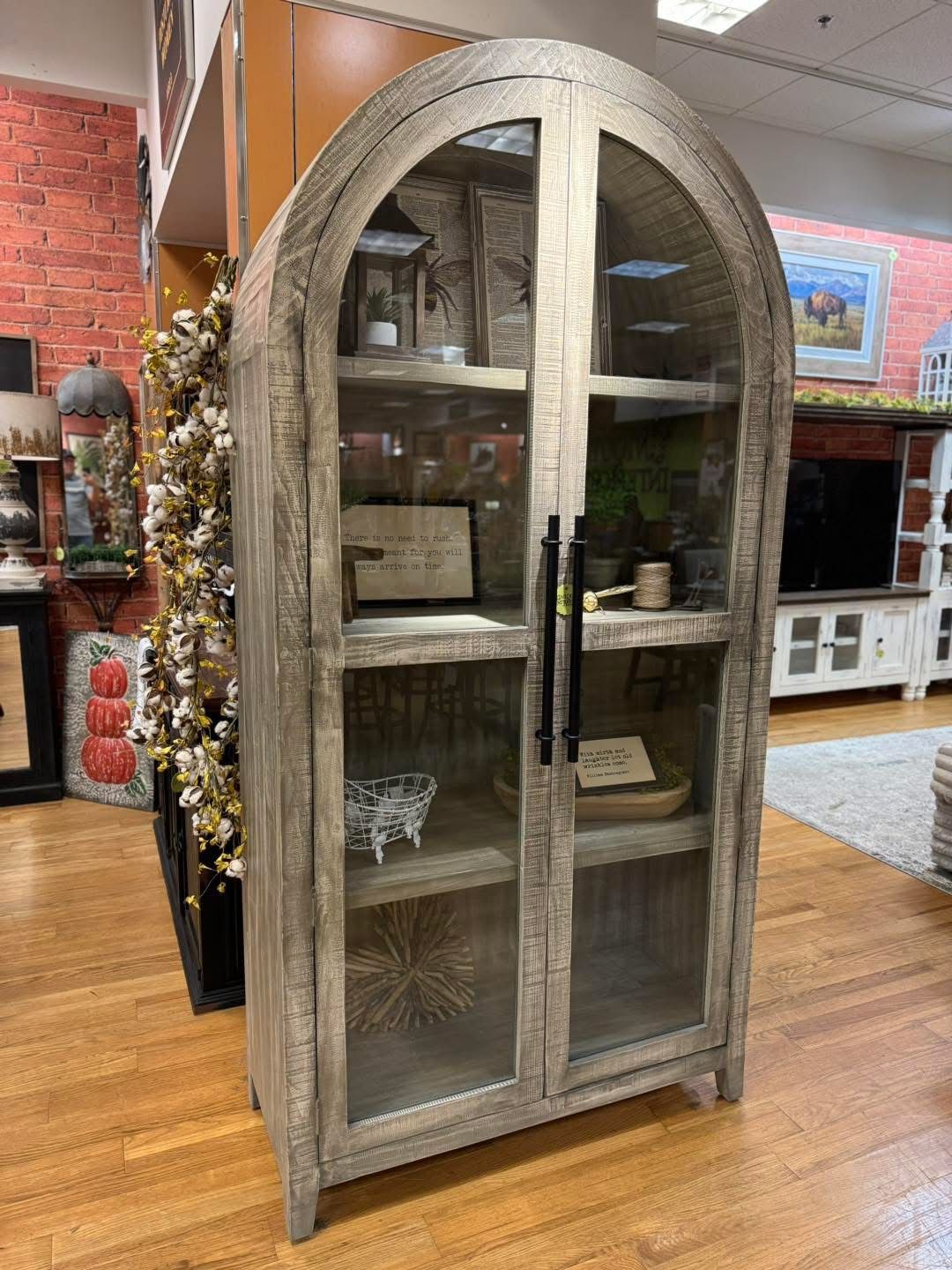 Rainier Cathedral Cabinet - Winter Park Grey