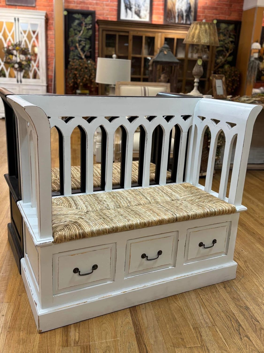 Tavern Bench - White