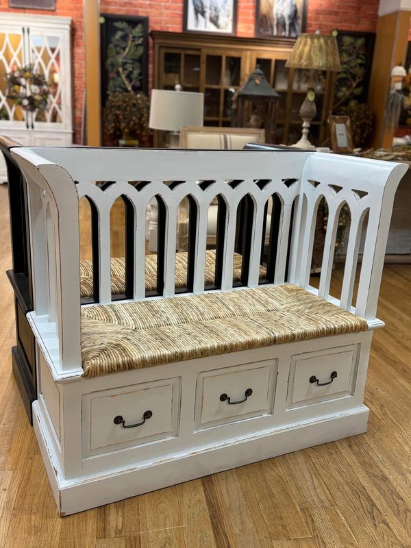 Tavern Bench - White