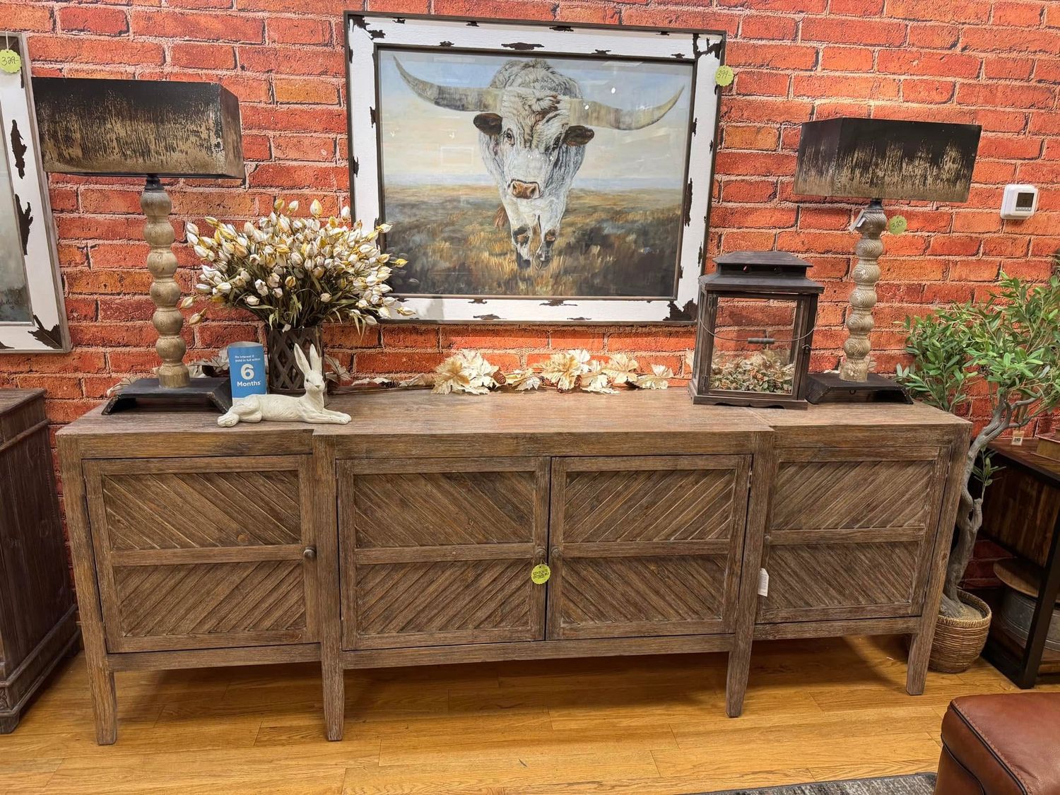 Felix 4 Door Console - Wheat