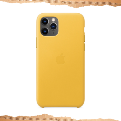 Apple iPhone 11 Pro Leather Case  Meyer Lemon
