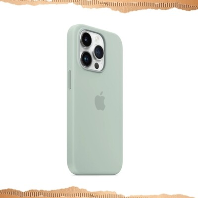 Apple iPhone 14 Pro Silicone Case with MagSafe Succulent(MPTL3ZM/A)