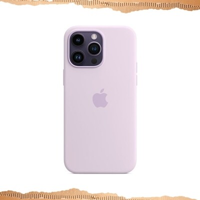 Apple iPhone 14 Pro Max Silicone Case with MagSafe Λιλά