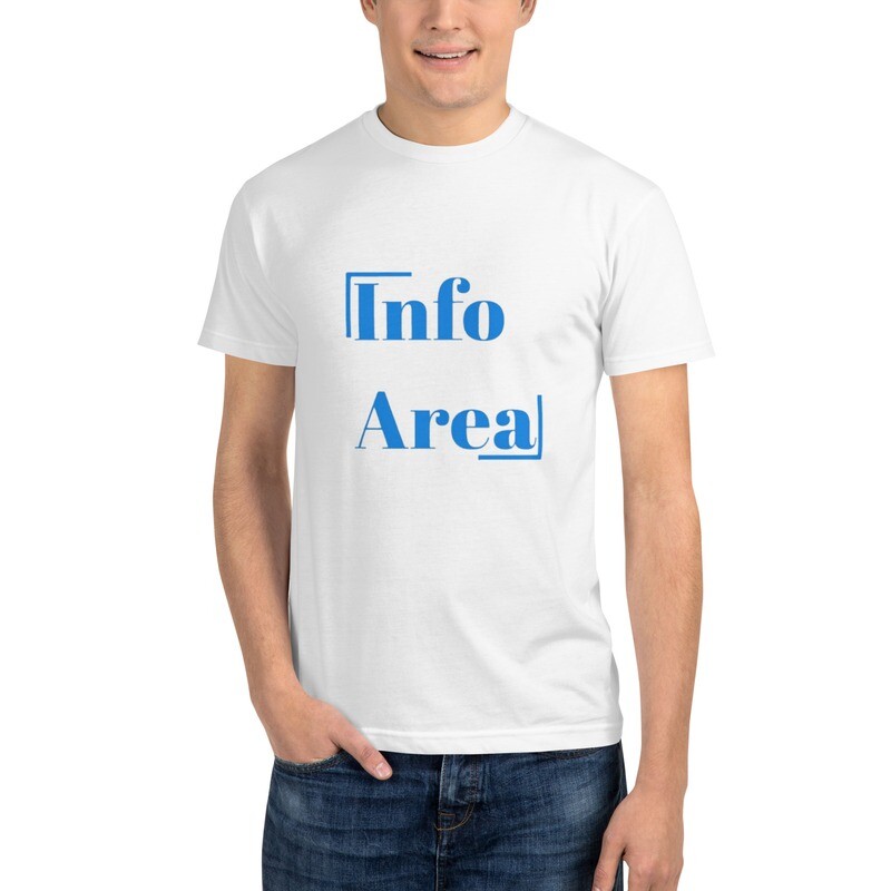 Sustainable &quot;Info Area&quot; Unisex T-Shirt