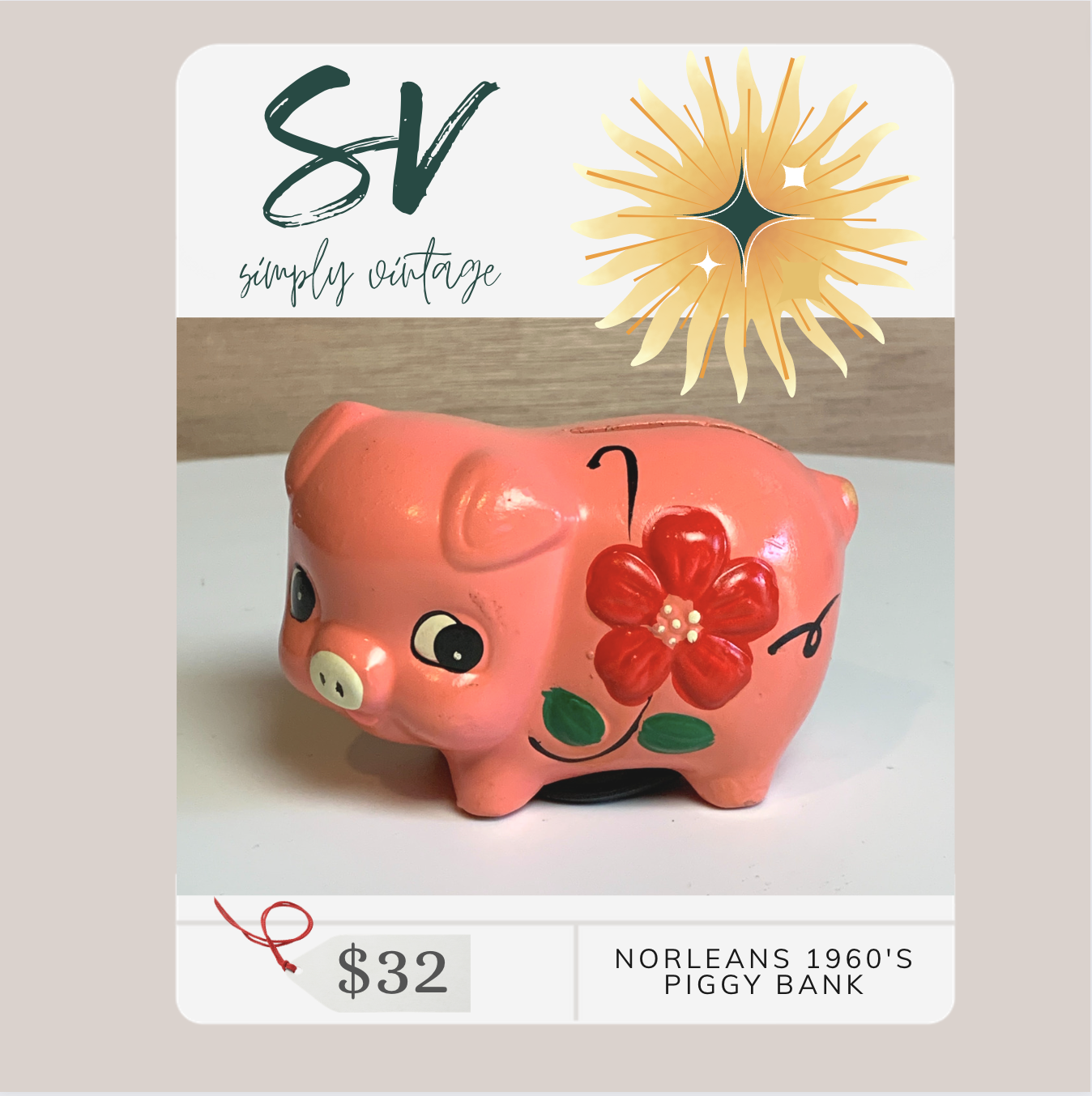 Norlean’s 1960’s Piggy Bank